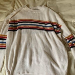 comfy striped american eagle sweater